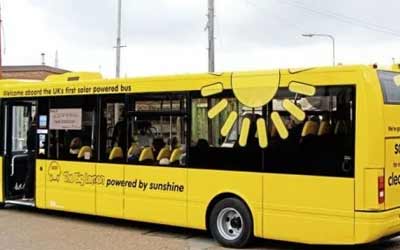 Solar PV at The Big Lemon Bus Depot –  Solar energy powering the UK’s first solar electric buses!