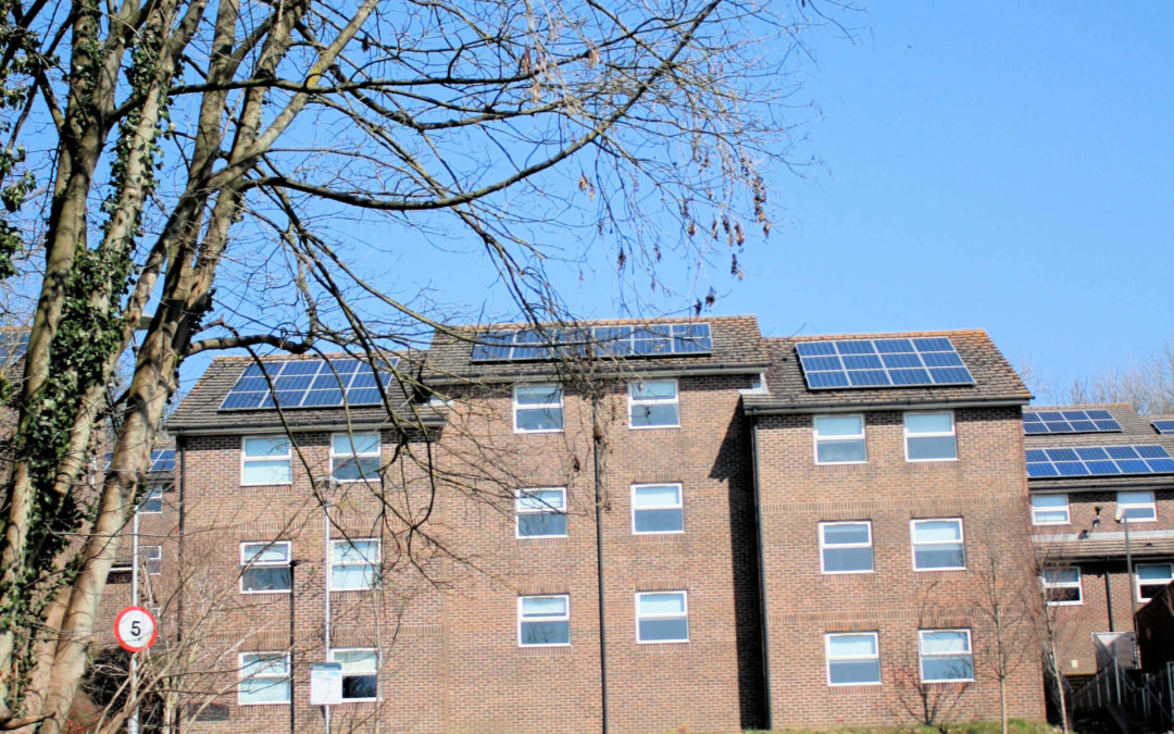 Solar PV at Brighton Uni Varley Halls