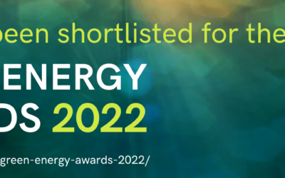 Green Energy Awards – We’ve been shortlisted!